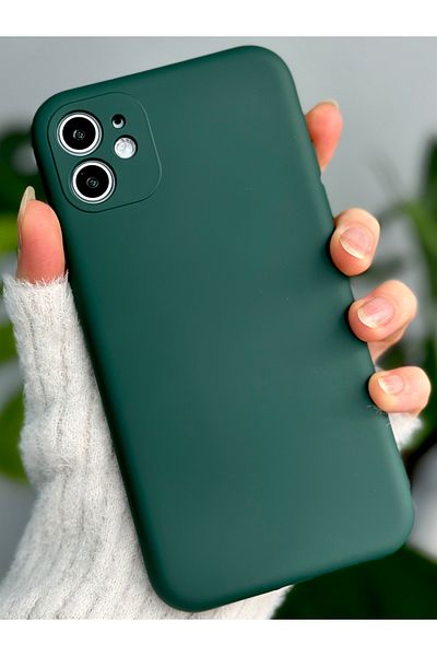 Go Aksesuar حافظة حماية من السيليكون المرن الملون متوافقة مع هاتف Iphone 11