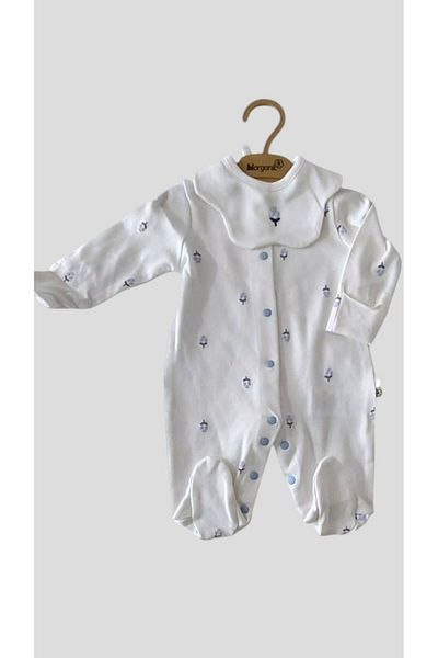 Biorganic Bioorganic Love Flowers Newborn Jumpsuit