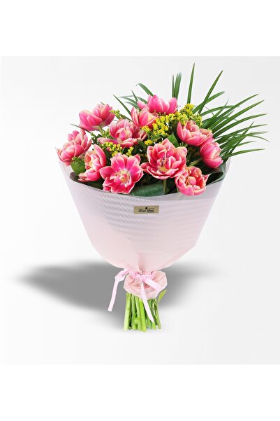 Rosebox 10 Adet Pembe Lale Buketi