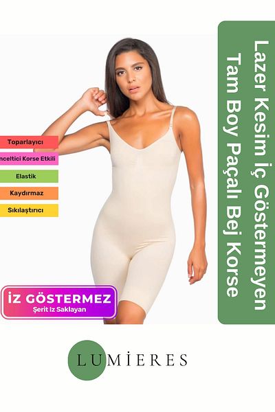 Lumieres High Quality Body Shaper Toning Firming Women's Comfortable Daily Full Length Long Corset