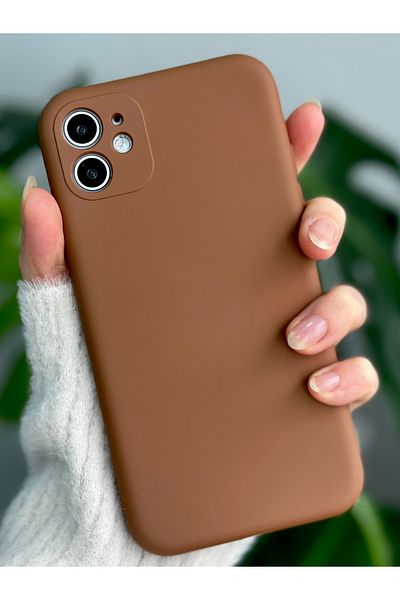 Go Aksesuar حافظة حماية من السيليكون المرن الملون متوافقة مع هاتف Iphone 11