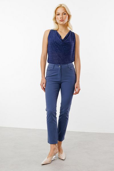 Ekol Five Pocket Skinny Leg Canvas Trousers