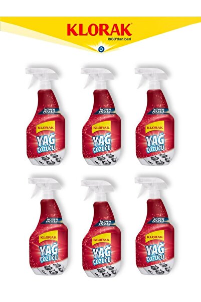 Klorak YAĞ ÇÖZÜCÜ 750 ML 6 Adet