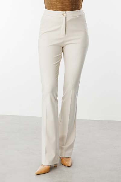 Ekol Wide Leg Trousers with Elastic Waist