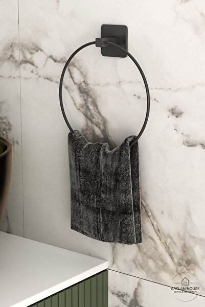 Genel Markalar Sağlam Yapışkanlı Siyah Kendiliğinden Yapışkanlı Yuvarlak Havl...