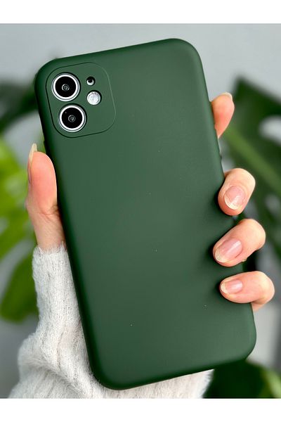 Go Aksesuar حافظة حماية من السيليكون المرن الملون متوافقة مع هاتف Iphone 11