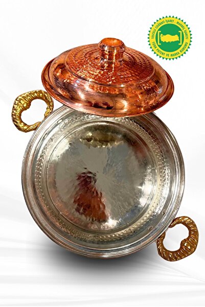 Yardımcı Bakır Since 1997 Forged Copper Marash Casserole Pot Set