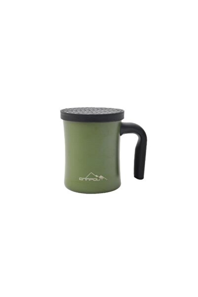NURGAZ CAMPOUT ÇİFT KATMANLI TERMOS KUPA YEŞİL