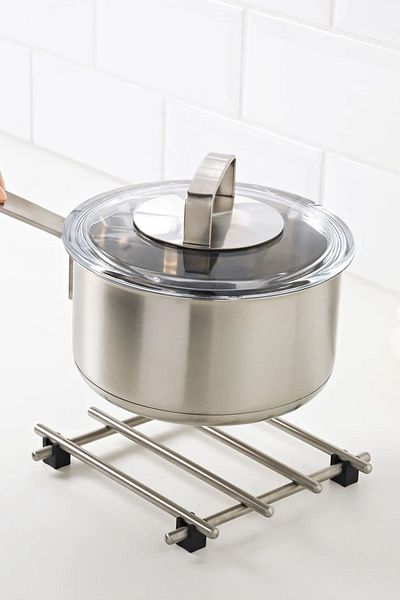 Binbirreyon Stainless Steel Trivet Pot Mat 18X18Cm Ra464
