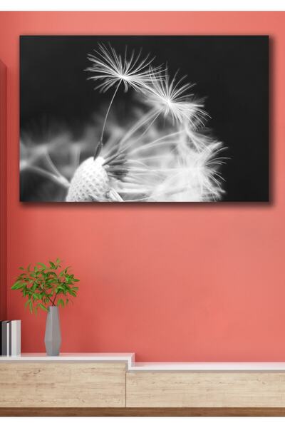 Hediyeler Kapında Siyah Detail Kanvas Duvar Tablo 70x100