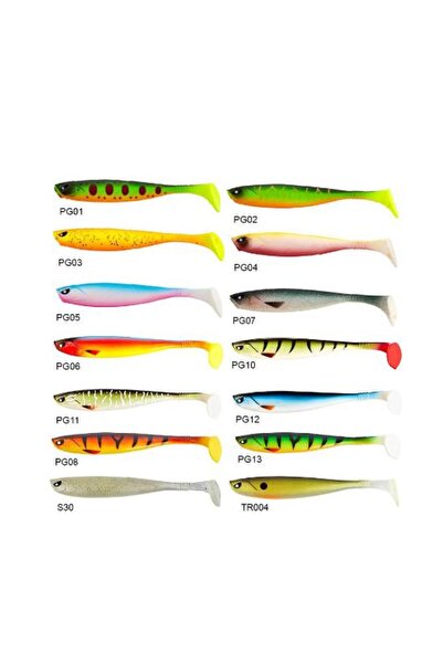 LUCKY JOHN Basara 3d Soft Swim 5'' (12.7 CM) 4p Silikon Yem