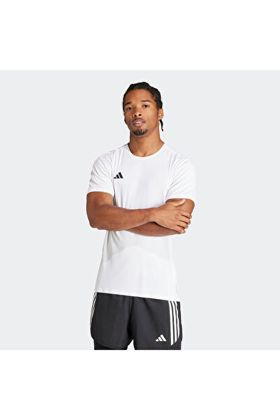 adidas Adizero Essentials Erkek Beyaz Koşu T-Shirt