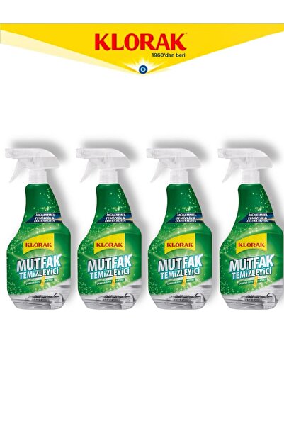 Klorak MUTFAK TEMİZLEYİCİ 750 ML 4 ADET