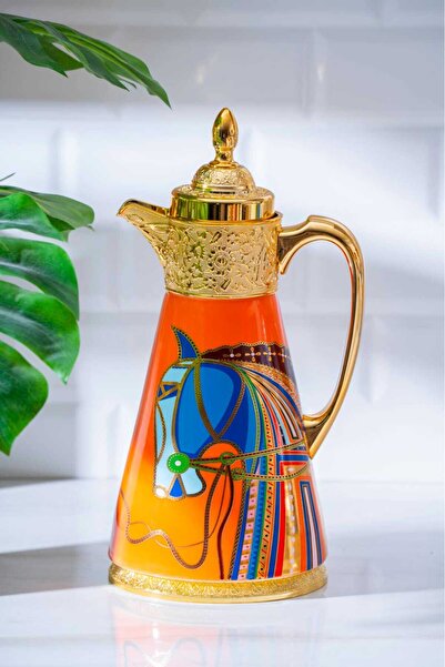 ACAR DREAM ALTIN DESEN3 PORSELEN CAMLI TERMOS