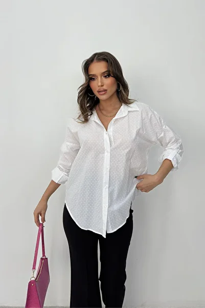 RB CLUB Polka Dot Women's Shirt - Patterned
