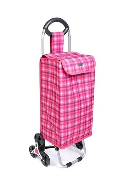 Perilla Doğrular Royal 403b 3 Wheeled Stair Climbing Market Cart Fma800027