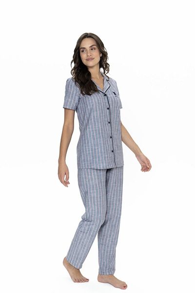U.S. Polo Assn. Costum de pijama cu mânecă scurtă de damă bleumarin U.S. Polo Assn. 20090