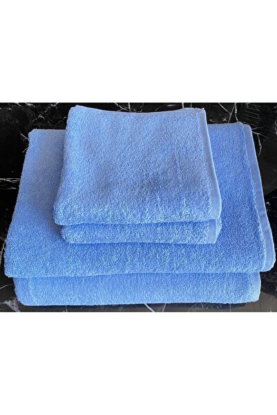 powerdex Mavi Spor Fitness Leke Tutmayan Kuaför Berber Havlusu 45x90 Cm 195 gr %100 Pamuklu