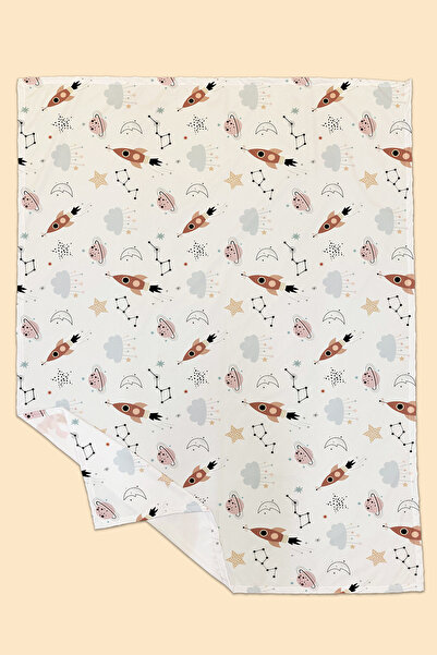 Arancione Co Space Galaxy Water Repellent, Yer/Mama Sandalyesi Altı, Aktivite, Yemek ve Oyun Örtüsü