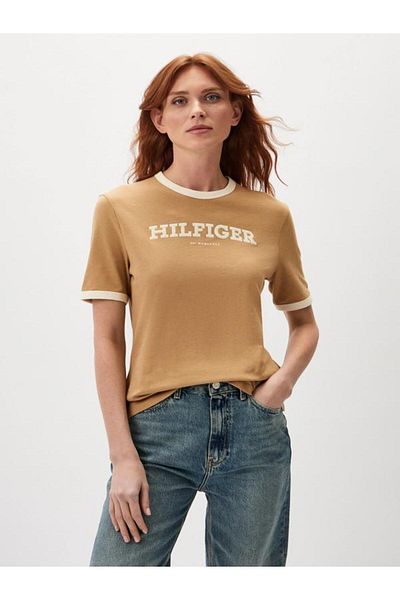 Tommy Hilfiger New Collection Organic Cotton Women Short Sleeve T-Shirt
