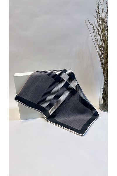 Onur Scarf - Women's Cotton Plaid Soft Scarf