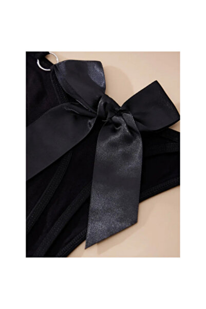 Bacio Kadın 2’li Fiyonklu Halkalı Tanga