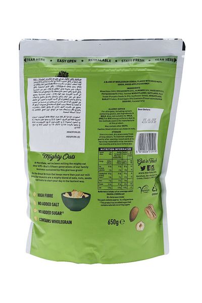 Mornflake Crunchy Nutty Muesli 650g