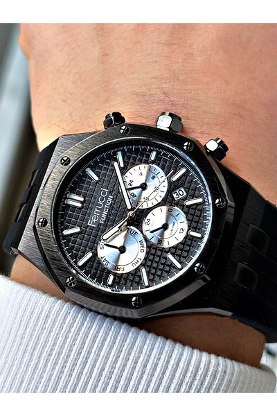 Ferrucci Function Function Silicone Cord Men's Wristwatch