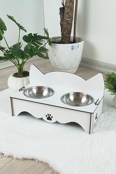Onix Home Decorative Cat and Dog Food Water Bowl