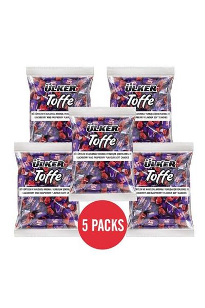 Ülker ULKER TOFFE BLACKBERRY 1KG (PACK OF 5)