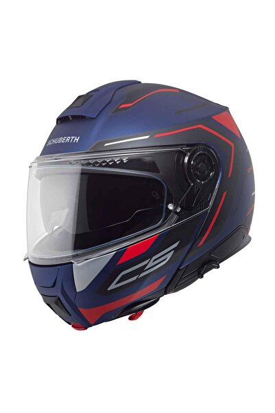 Schuberth Schubert C5 Omega Blue Çene Açılır Motosiklet Kask
