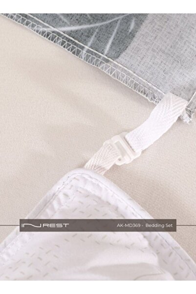 INREST Leni Single Duvet Cover Set (Without Filling) Microfiber 100% Single Size 160x230 cm - 2 Pcs