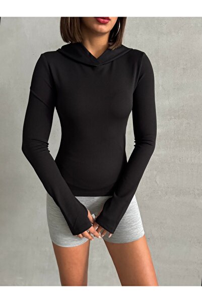 Miss Prova Спортивний топ з отвором для великого пальця та деталями на спинці...