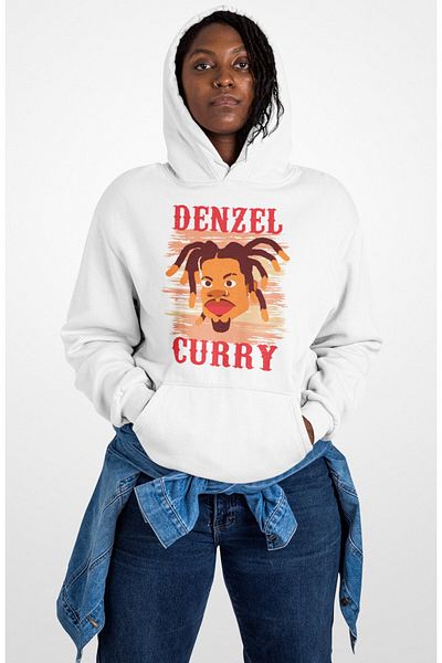 Fuddy Moda Unisex Rap Music Themed Oversize Denzel Curry Printed Gate Sweatshirt