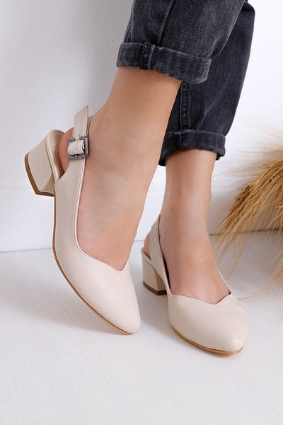 Hayalimdeki Ayakkabı Marca Valentina - Pantofi cu toc și piele elegantă