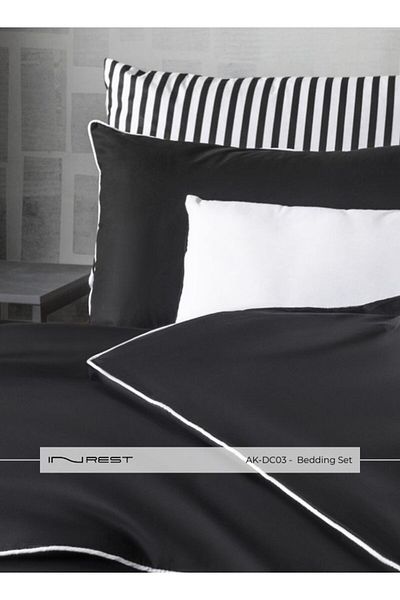 INREST Zen Duvet Cover Set (Without Filling) Cotton 100% King Size 250x230 cm - 8 Pcs