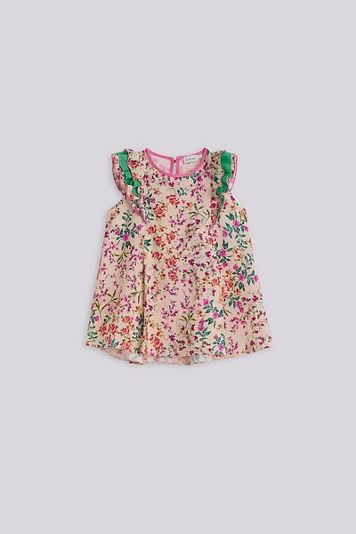 Lia Lea Bg Store Baby Girl Beige Dress