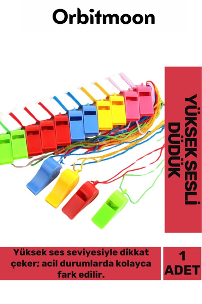Genel Markalar Premium Çok Renkli  Av Kamp Hakem Öğretmen Ultra Yüksek Sesli ...