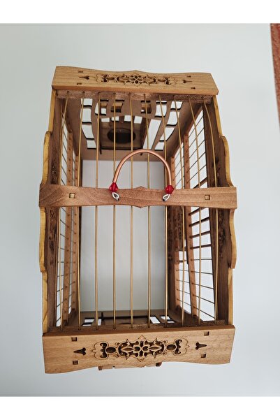 creablue Tasarım Ahşap Kuş Kafesisi