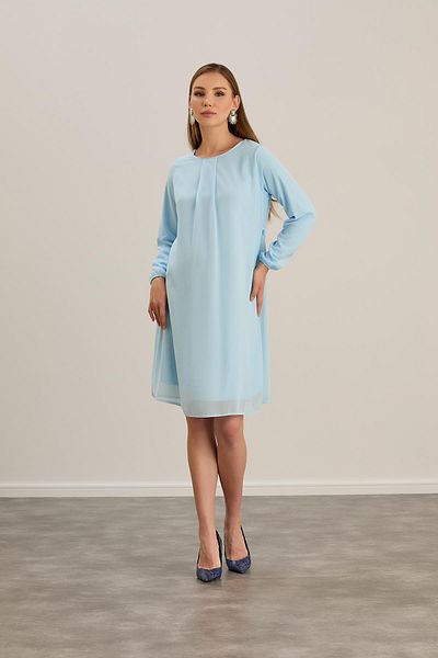 Işşıl IŞIL 4543 - Tunica Maternitate Sifon, Rochie Guler Plis