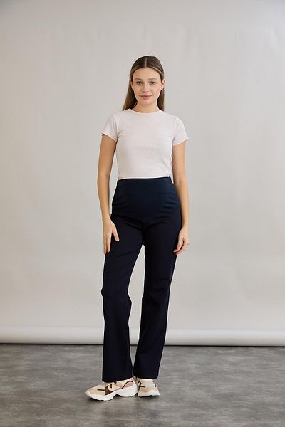 Işşıl Işşil 4554-Luxury Winter Pipe Leg Maternity Clothing Fabric Pants
