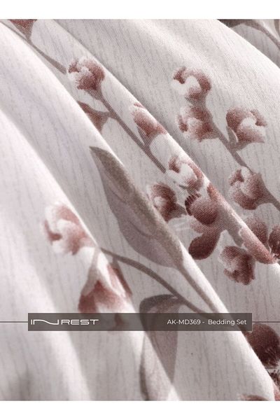 INREST طقم غطاء لحاف فردي من ليني (بدون حشوة) مصنوع من الألياف الدقيقة 100% مقاس فردي 160×230 سم - قطعتان