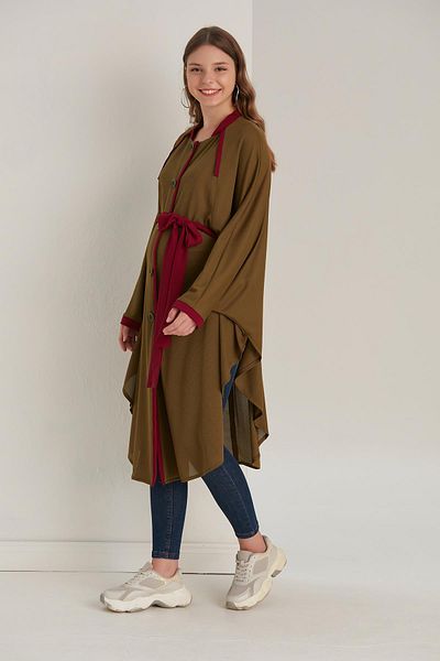 Işşıl 4396-pregnant Air Conditioning Fabric Cool Poncho