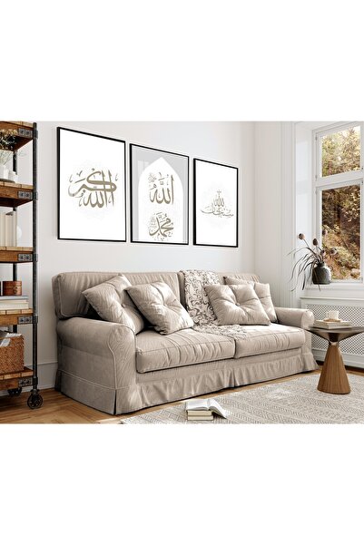 Harika bir ev Hari̇kabi̇rev | White-Grey Subhanallah-Allahekber Combination |...
