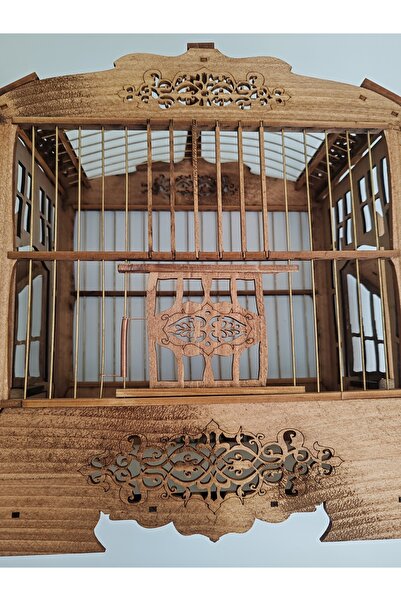 creablue Tasarım Ahşap Kuş Kafesisi