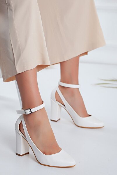 Hayalimdeki Ayakkabı Λευκά ψηλοτάκουνα Lillian