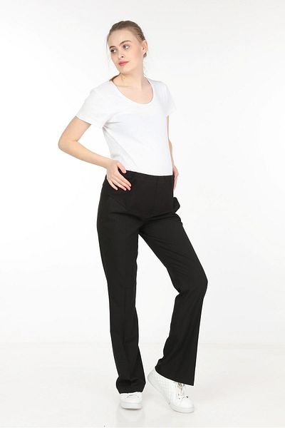 Işşıl Worky 4348-Spanish Leg Classic Fabric Trousers