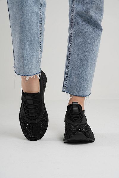 Beyond Women's Black Stone Sneakers - 4cm Byndki̇105