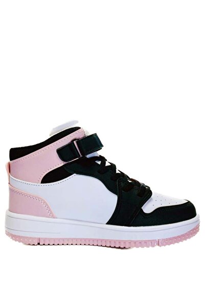 Kidx Haykat Jordan Pembe Beyaz Kız Çocuk Bilekli Spor Ayakkabı