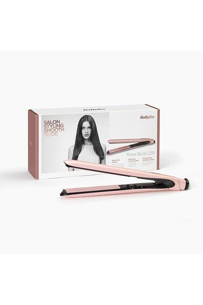 BABYLİSS Babyliss Rose Blush 235 Steam Hair Straightener Wet and Dry - Rose